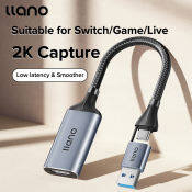 Llano 2-in-1 USB/Type-C Video Capture Card for Streaming