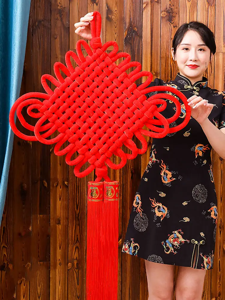Wondering Chinese Knot New Year Ornaments New Year Chinese Knot Festival Ornaments Red Chinese Knot Red Good Quality Pvc Material Traditional Red Color Chinese New Year Lazada Singapore