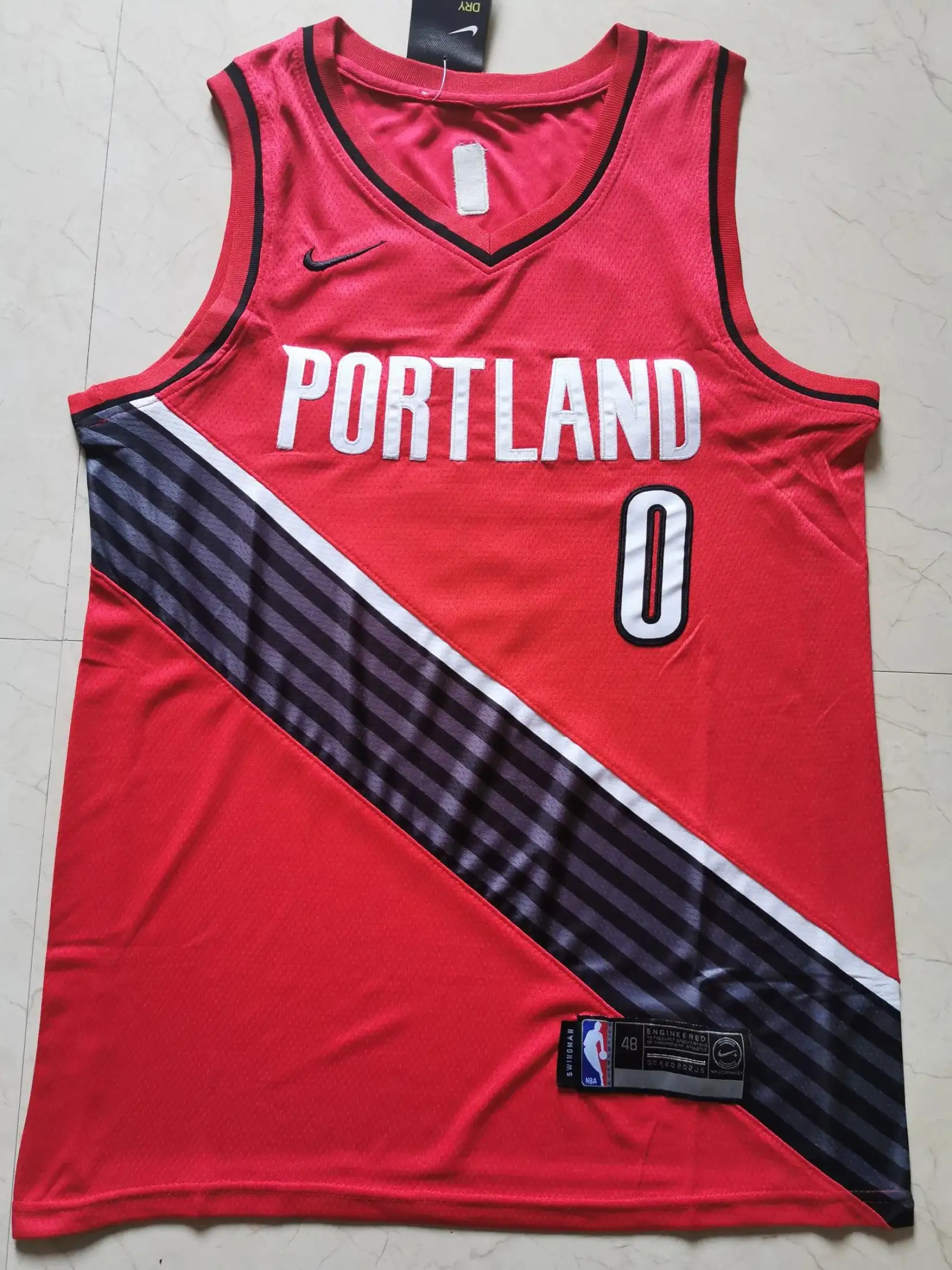 blazers authentic jersey