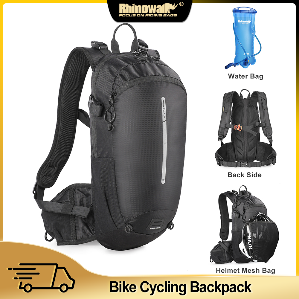 Rhinowalk Ba Lô Đạp Xe 12L Túi Xe Đạp Siêu Nhẹ Túi Nước Ba Lô Thể Thao Cầm Tay Túi Leo Núi Đi Bộ Đường Dài Ngoài Trời