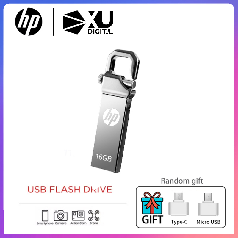 Hp 2tb flashdisk 2000gb usb kim loại thẻ nhớ usb flash chống nước tốc độ cao ổ usb nhỏ