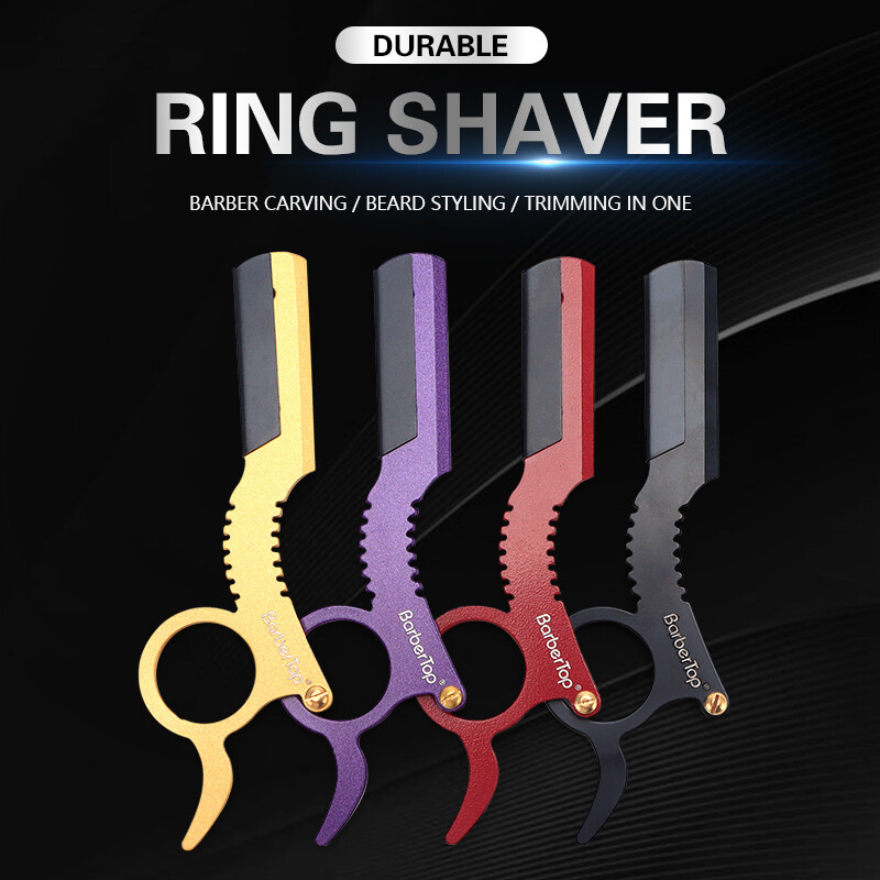 Barbertop cạnh thẳng Cắt Tóc Râu Lông Mày dụng cụ cạo râu Chuyên Nghiệp Của Nhãn Hiệu Lông Bằng Dao Cạo Cắt Tỉa Lưỡi Có Thể Thay Thế Cạo Râu