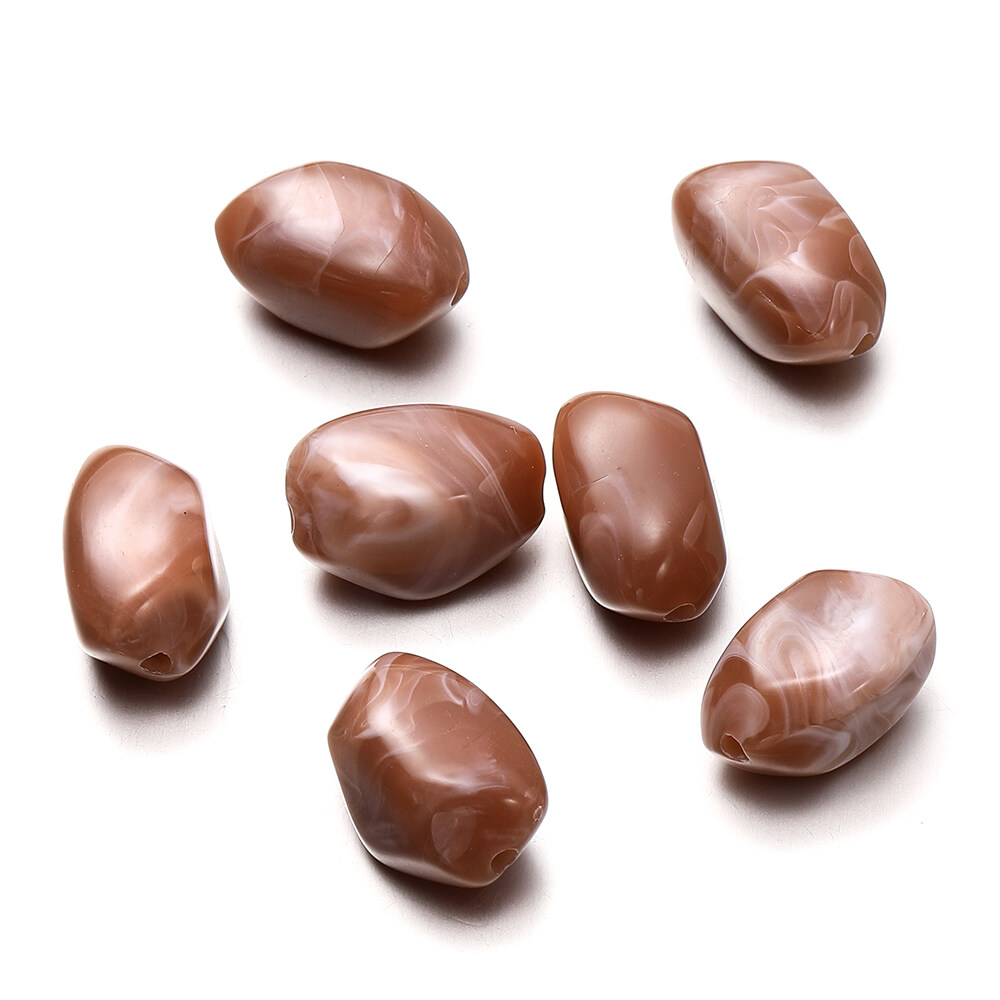 St.kunkka 10 chiếc hạt đá giả hình kim cương hạt không đều Acrylic 13x20mm cho Vòng tay tự làm trang sức vòng cổ làm phụ kiện trang sức