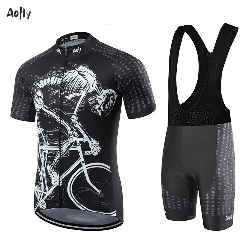 skeleton cycling shorts