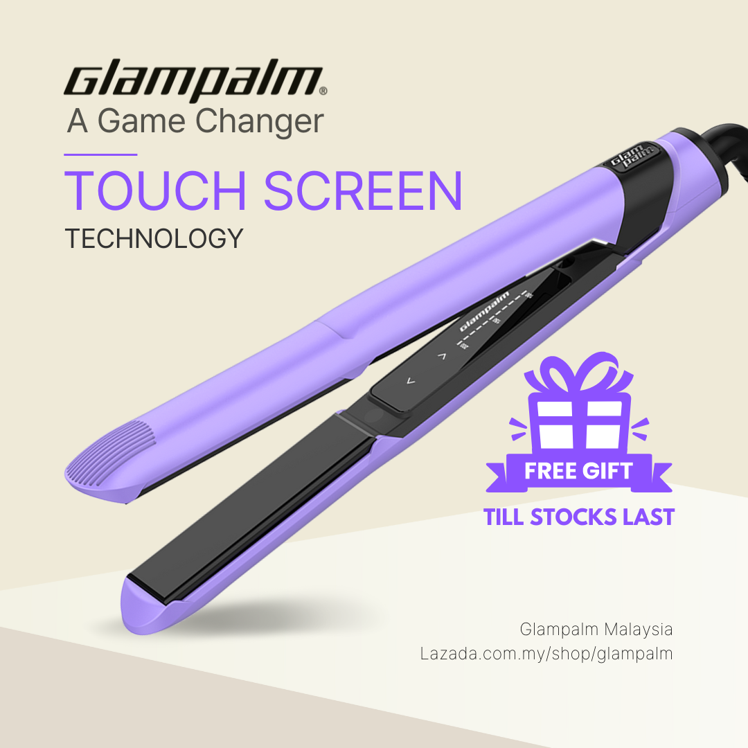 KOREA GLAMPALM 313 Hair Styler Flat Iron Lazada