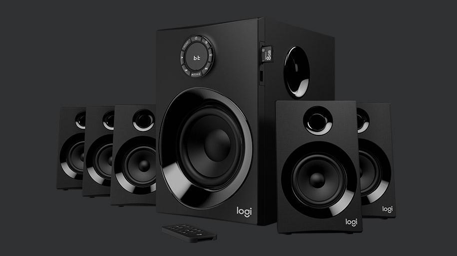 Logitech Z607 5.1 Surround Sound Bluetooth Speaker System with Remote Control 26 526d887dd412e69b495e71d4f1e30a8c