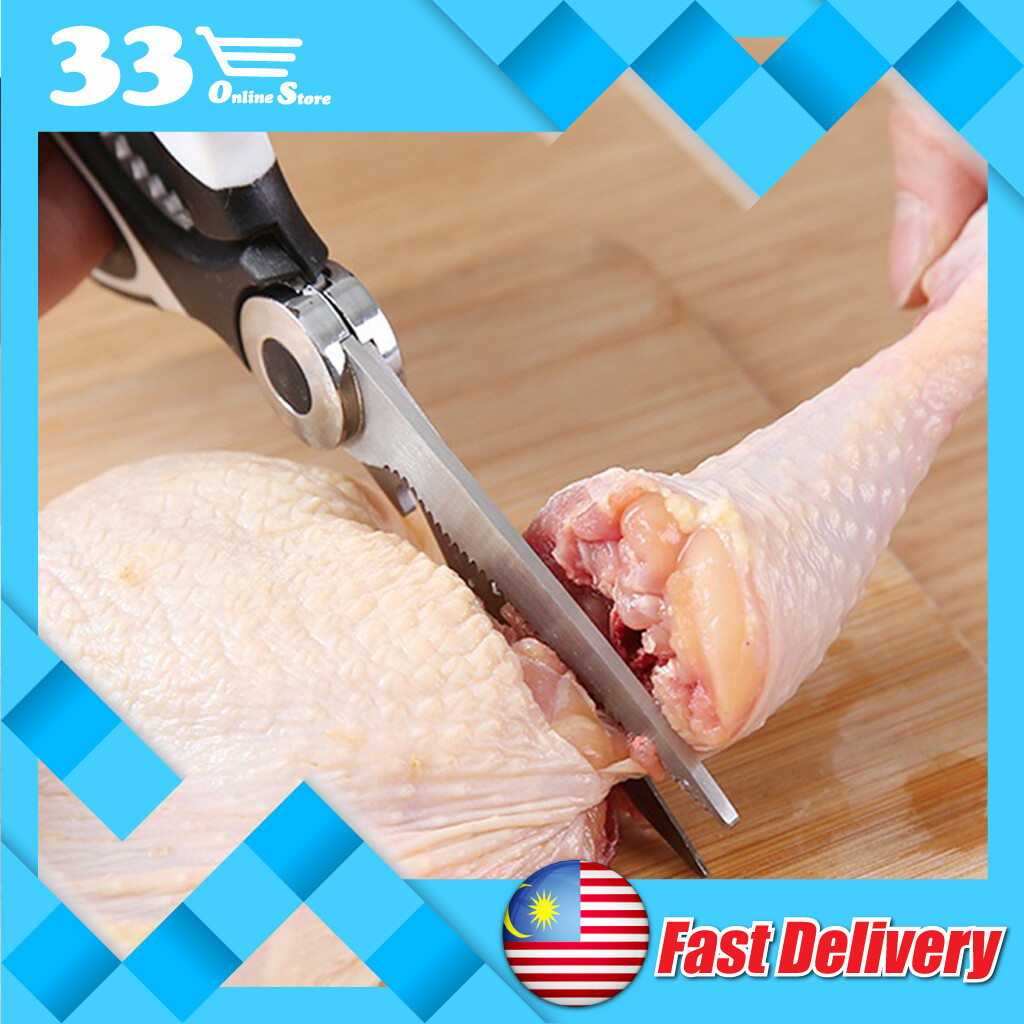 Gambar 33 OS Multipurpose Kitchen Scissors Gunting Dapur Serbaguna ?????????
