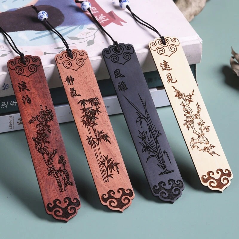 Phong Cách Trung Quốc Bookmark Gỗ Sáng Tạo Merlin Tre Đánh Dấu Trang Sinh Viên Đọc Sách Công Cụ Trường Học Văn Phòng Nguồn Cung Cấp Văn Phòng Phẩm Hàn Quốc