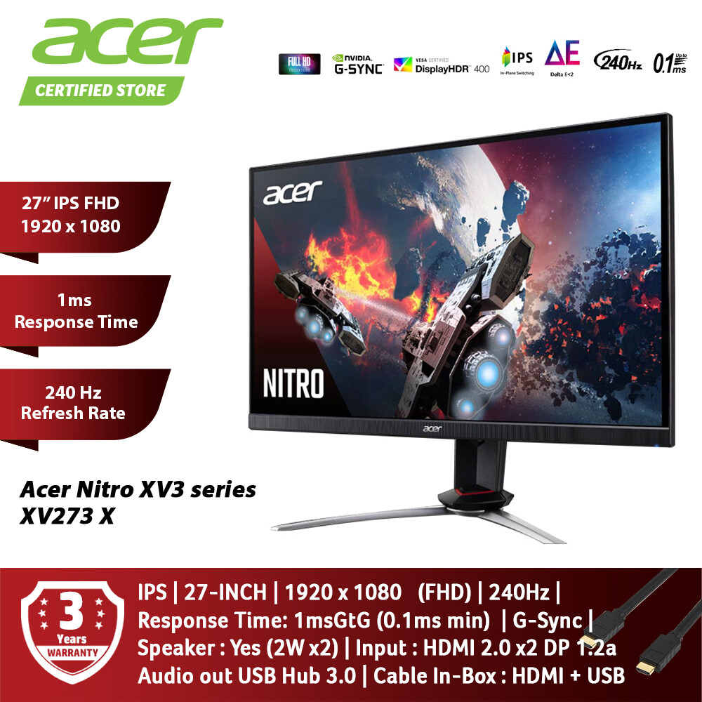 Acer Nitro XV3 シリーズ 240hz、0.5ms