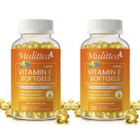 Mulittea Vitamin E Antioxidant Supplements for Skin Face & Immune Health