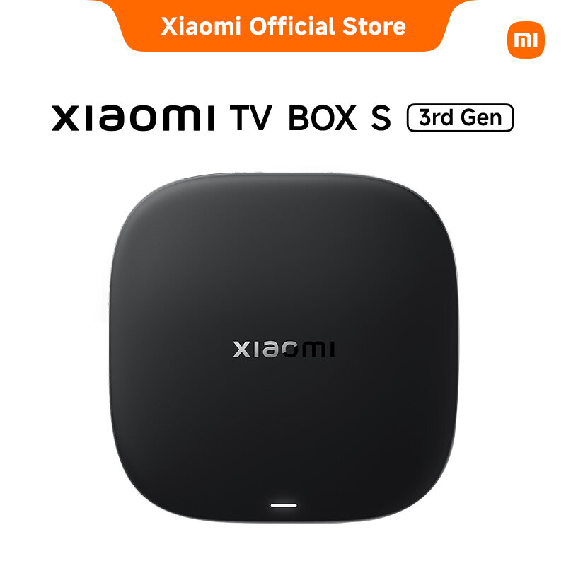 Xiaomi TV Box S 3nd Gen | 4K UHD image quality, Dolby vision, Bluetooth remote control Harga 249 Ringgit*Penghantaran Percuma