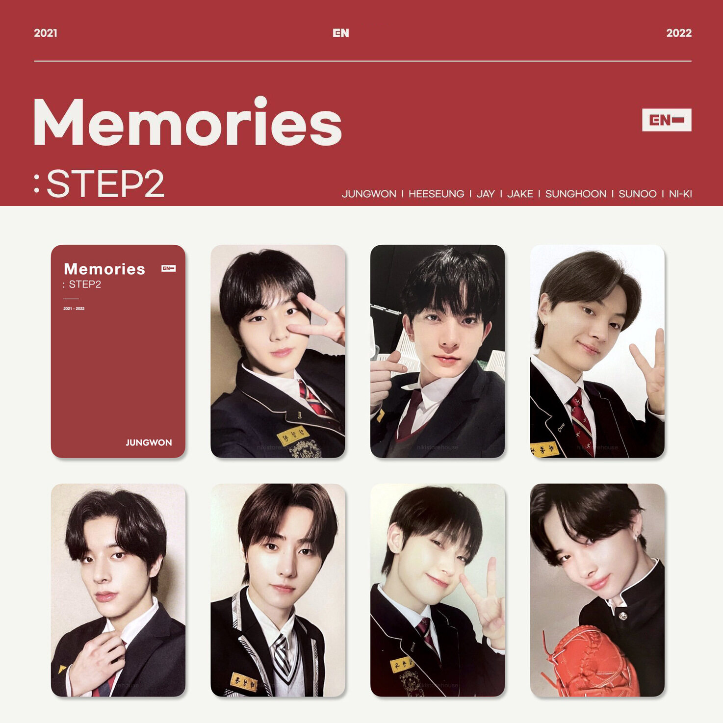 Enhypen Sunoo 2020-2021 hot Memories Photocard