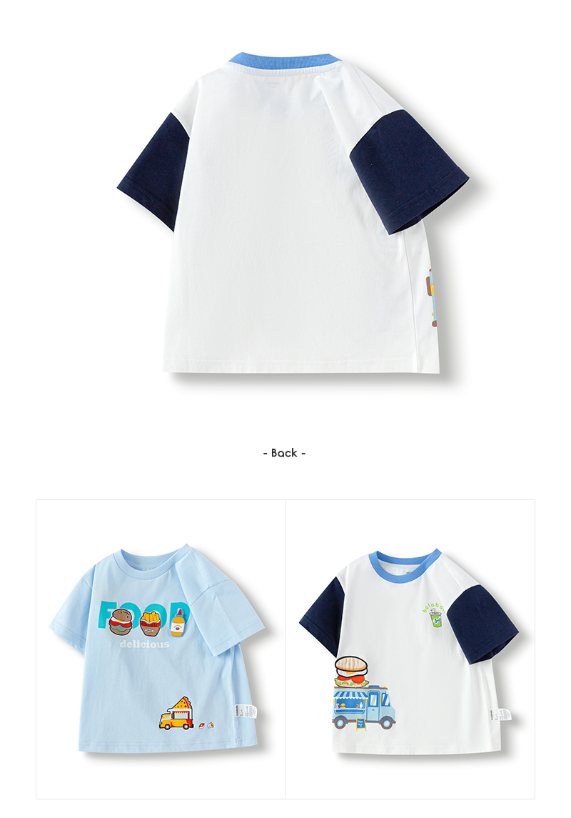 balabala Baby Boy Clothes Kids T Shirt Summer Top Tees Fashion Baby Comfortable · v2