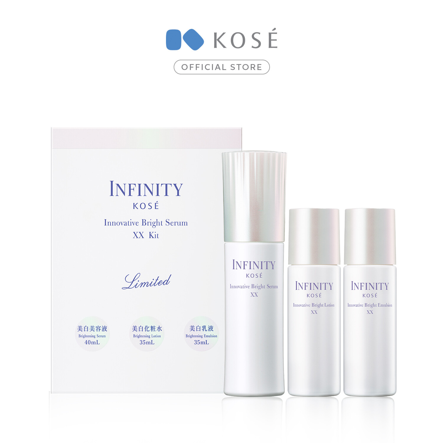 Kose Infinity The Repair Trial Kit Oil Control Moisturizing Set