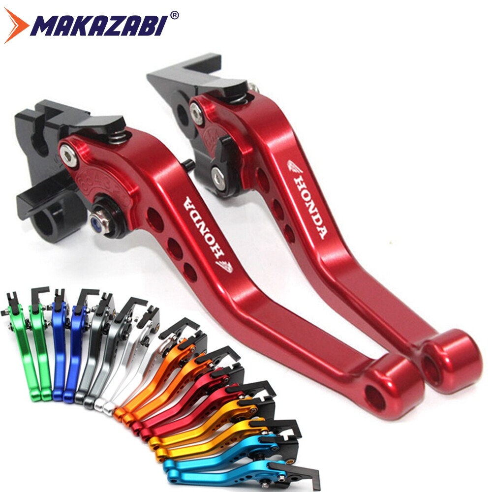 ( Long / Short ) "HONDA" LOGO For HONDA CBR500R/CB500F/X CBR300R/CB300/R/F CBR250R CBR150R GROM / MSX125 MONKEY (Z125)/CB150X/R/F Motorcycle Adjustable Handle Lever Brake Clutch Levers CNC Clutch Brake LEVER ราคา 586 บาท*ส่งฟรี