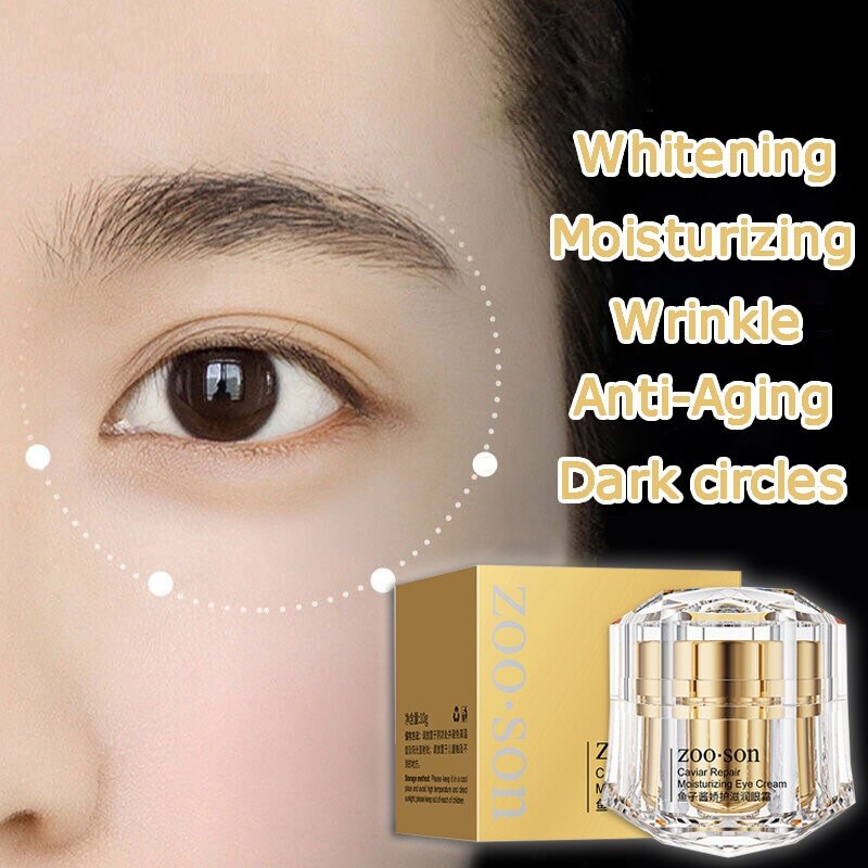 Gambar Caviar Eye Cream Improves Dark Circles Eye Bags Removes Fat Grain Fade Eye Wrinkles Gentle Moisturizing Serum Care Lifts Firms Skin