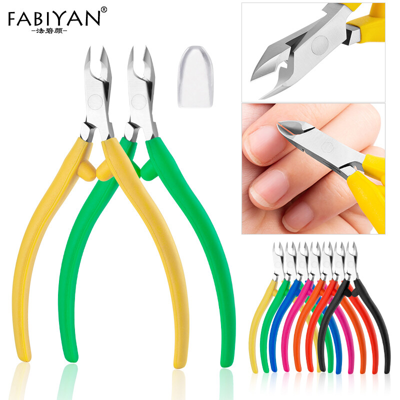 Móng tay da chết cắt loại bỏ da chết barbs nipper màu xám cắt móng tay chăm sóc móng tay da chết