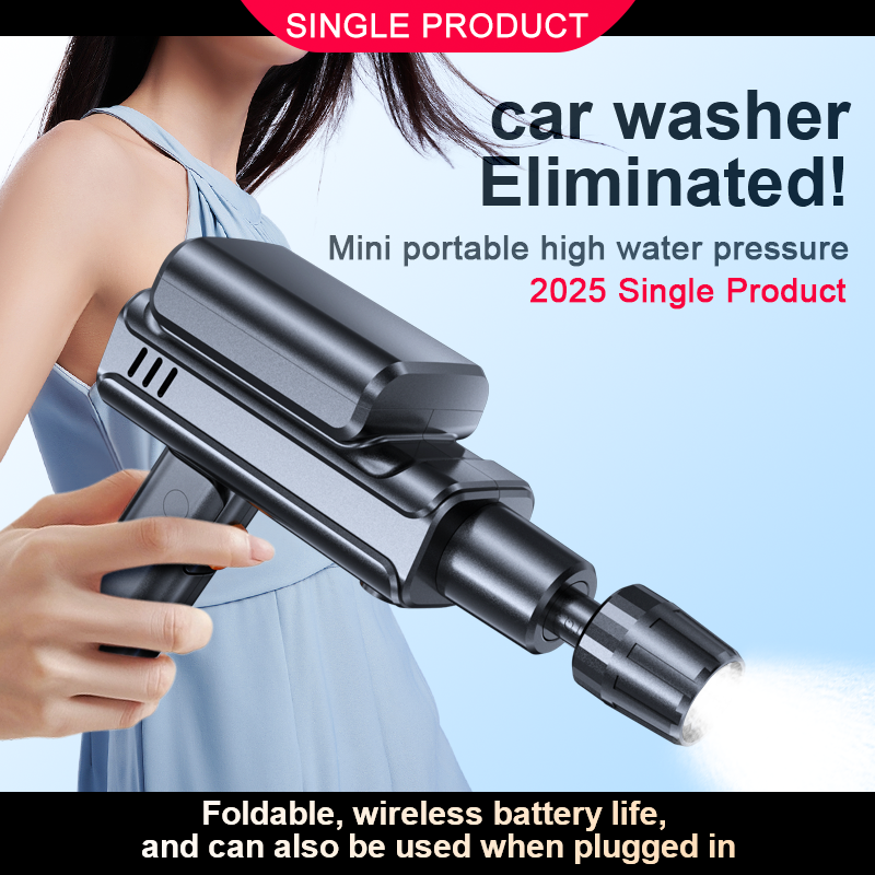 [[In stock] 43200W Portable wireless car washing machine, rechargeable powerful booster handheld household car washing high-voltage car washing machine,Portable wireless folding car wash machine for motorcycles, rechargeable powerful supercharger handheld ราคา 1,820 บาท*ส่งฟรี