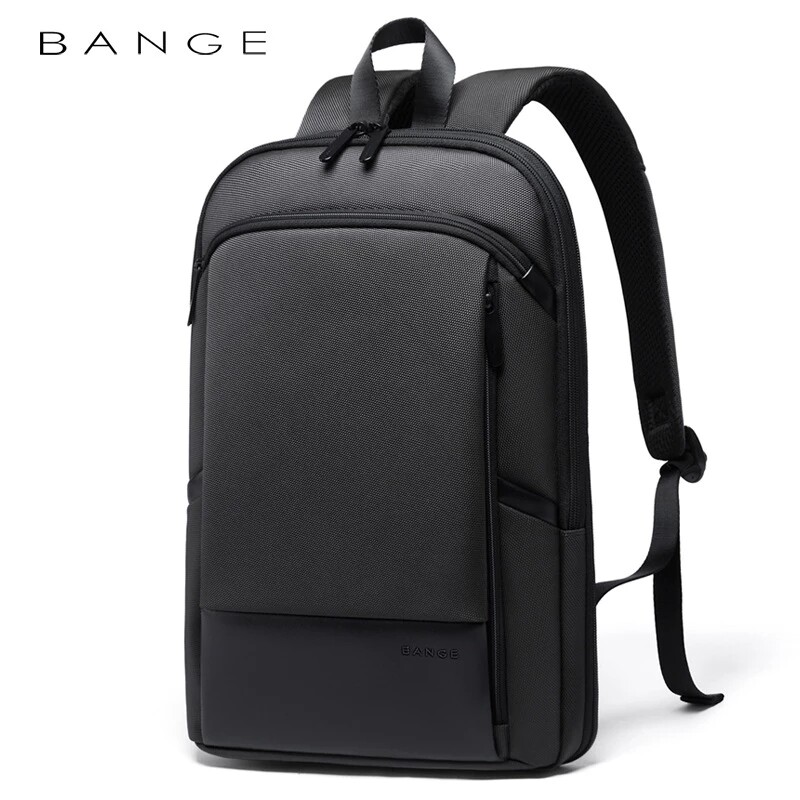 Bange Máy Tính Xách Tay Mỏng Nhẹ Ba Lô Mỏng Trở Lại Văn Phòng Trường Học Ba Lô Kinh Doanh Túi Đeo Vai Ba Lô Có Thể Mở Rộng Cho Nam Giới