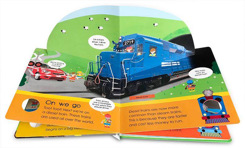 milu DK Board Book Sound Book My Best-Ever Pop-Up Noisy Train Book  