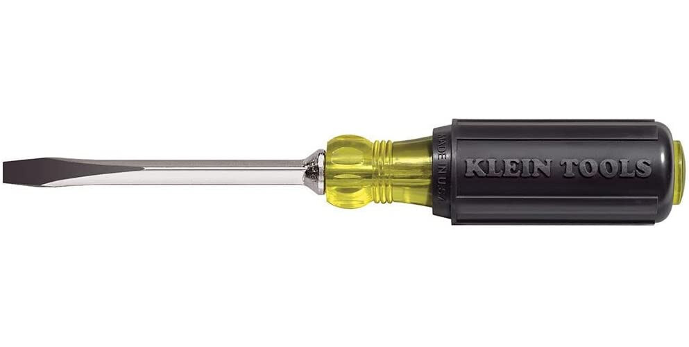 Klein Tools 600-4 1/4-Inch Keystone Cushion-Grip Screwdriver Sqaure Shank  1/4-Inch