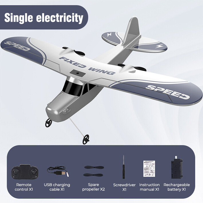Ty9 Cessna Máy bay điều khiển từ xa mốp xốp EPP chống rơi tàu lượn 2.4G RC máy bay tay ném máy bay đ
