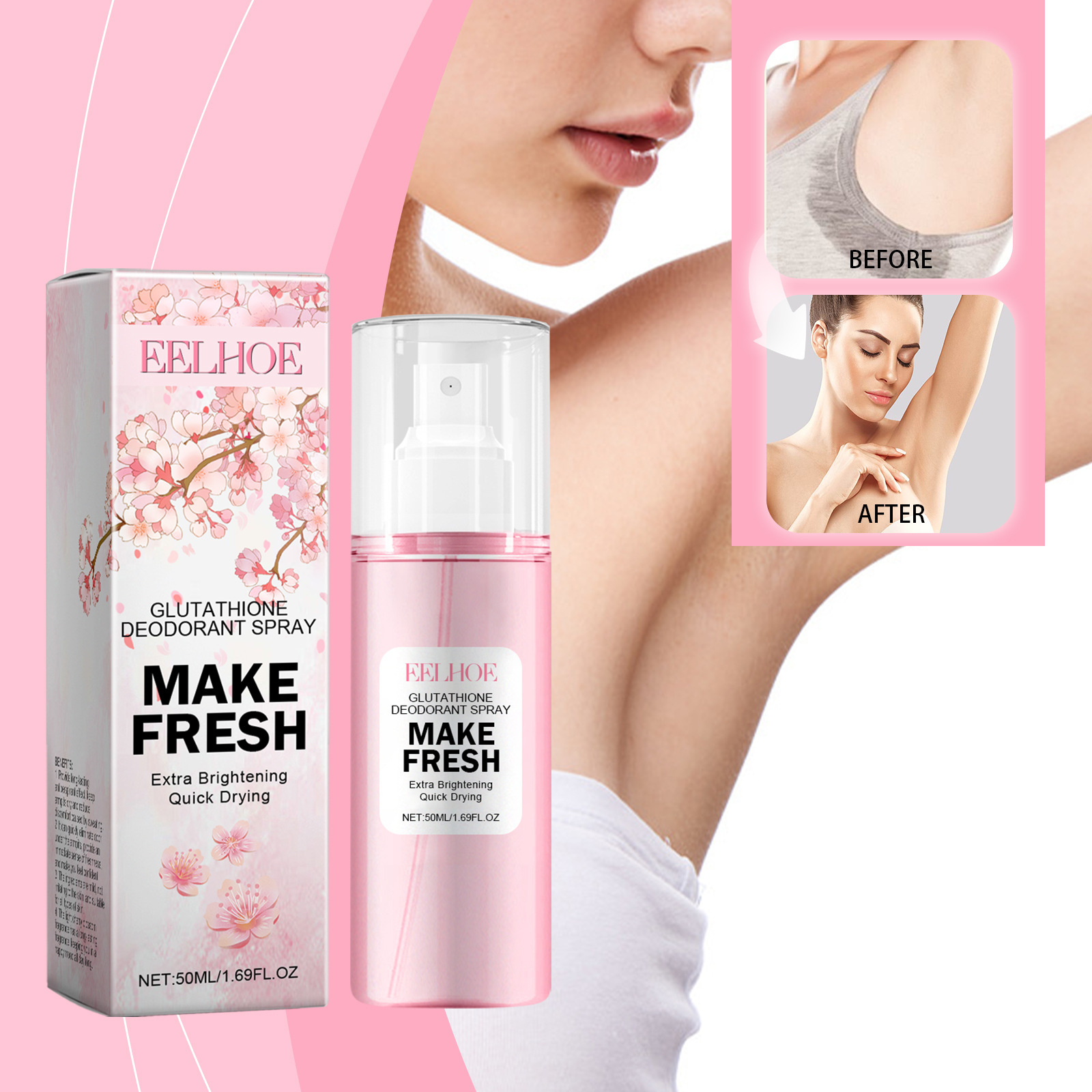 eelhoe glutathione Serum for Skin Brightening, Azonee Hydrating Face Serum with Kojic Acid & Niacinamide, Reduces Dark Spots, Enhances Skin Tone, 100ml | Best Price KSA EELHOE Teeth Whitening Essence -