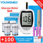 Diabetic Tester Kit with Test Strips and Lancets