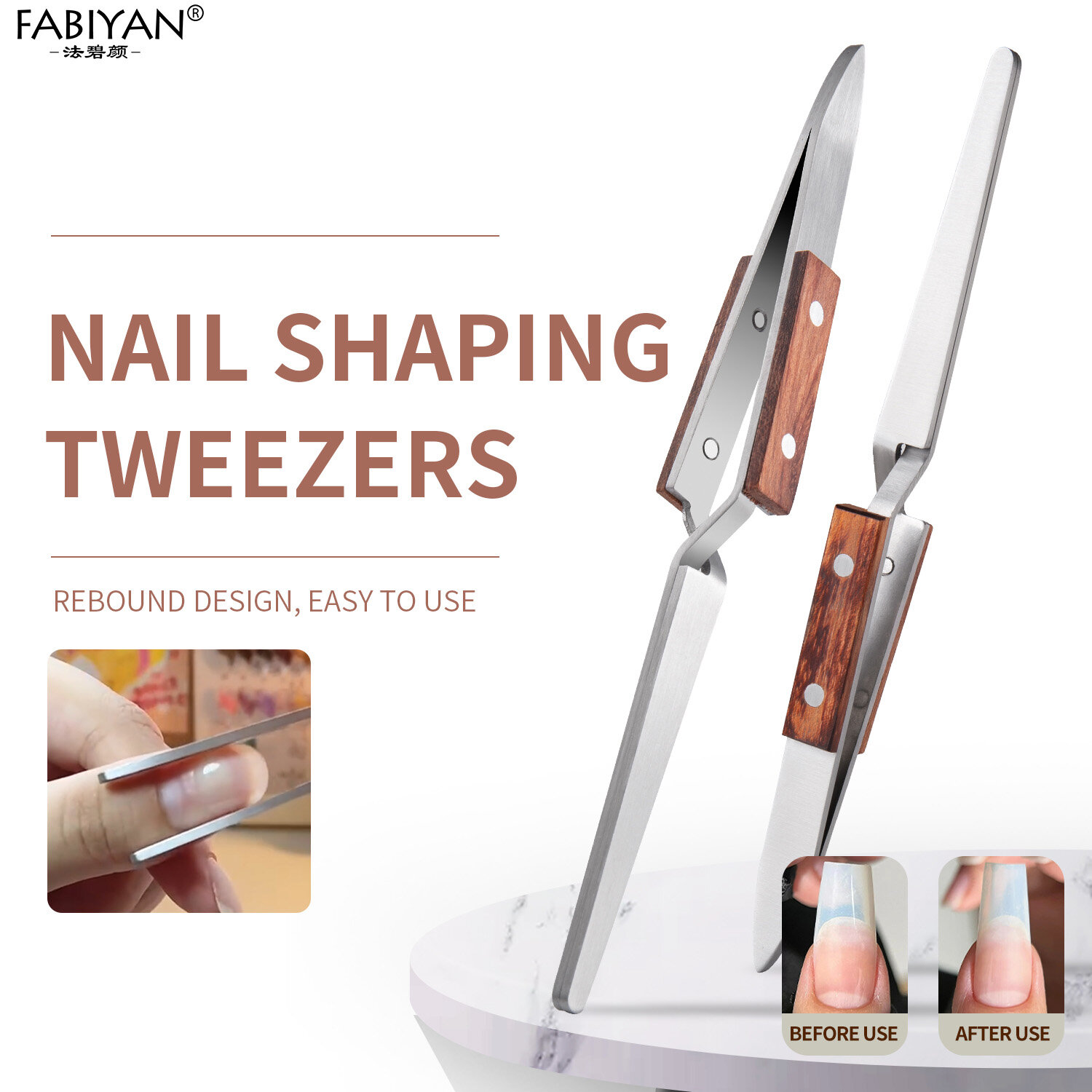 Đa chức năng đinh thép không gỉ nghệ thuật hình nhíp chéo Nail Clip dụng cụ làm móng tay dụng cụ làm móng nghệ thuật