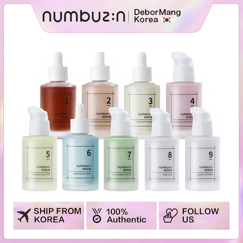 Numbuzin serum dưỡng da 50ml: no.1 , no.2 , no.3 , no.4 , no.5 , no.6 , no.7 , no.8 , no.9
