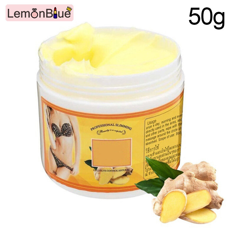 Gambar LemonBlue Ginger Fat Burning Cream Anti cellulite Full Body Slimming Weight Loss Massaging Cream