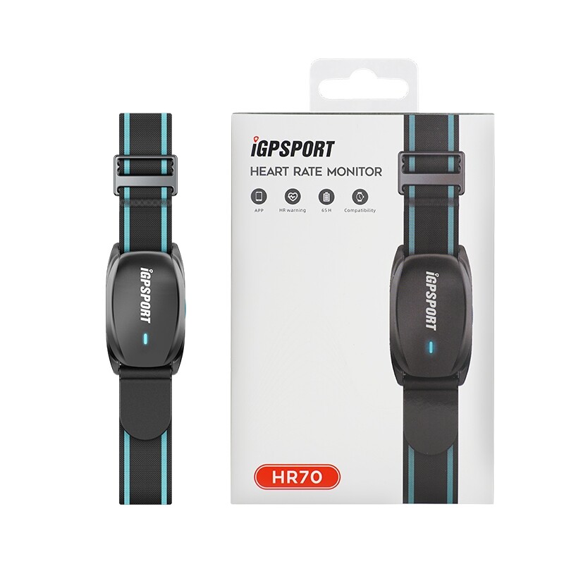 Igpsport HR70 cánh tay máy theo dõi nhịp tim đi xe đạp ANT + Bluetooth IPX7 không thấm nước cảm biến
