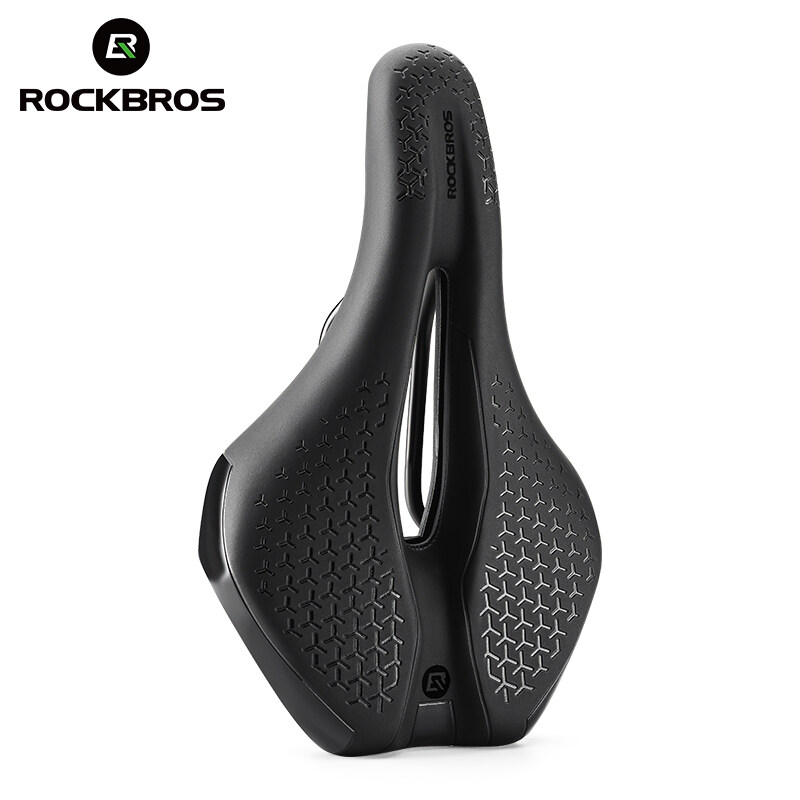 ROCKBROS Bicycle Saddle Hollow Breathable Soft Cycling Seat Anti-slip Shockproof Thickened MTB Road Bike Saddle Racing Equipment