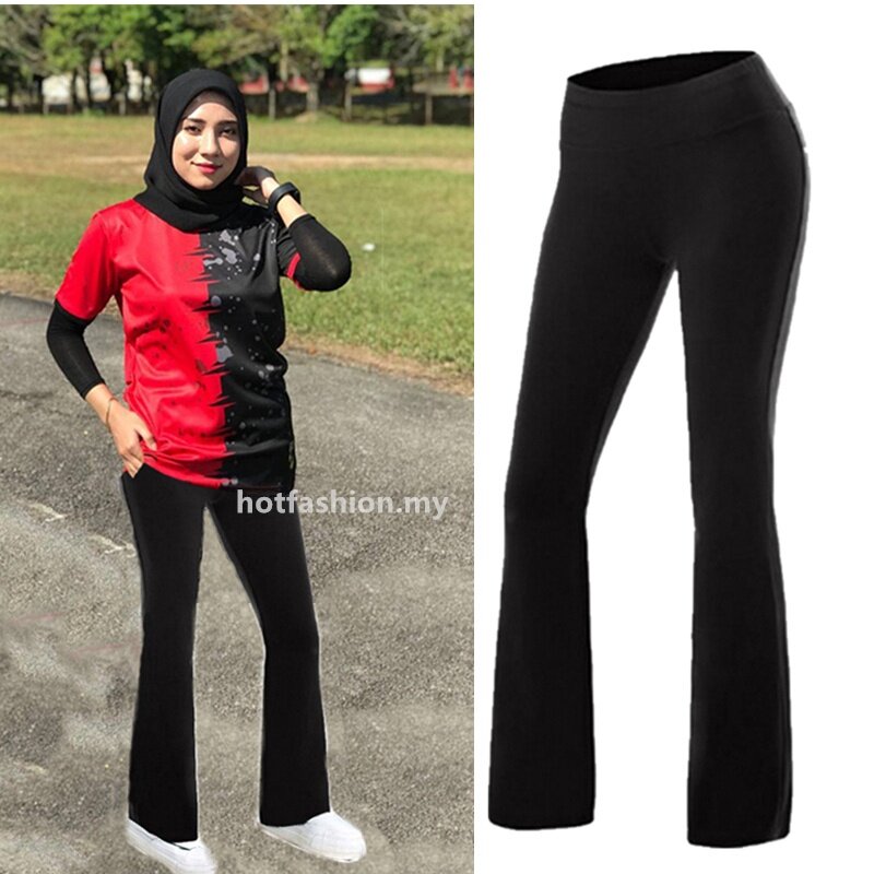 Flare Yoga Pants for Women Stretch Workout Athletic Bell Bottom