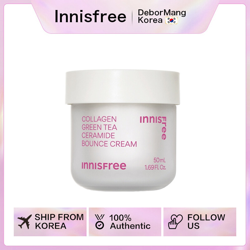 Kem dưỡng ẩm Innisfree Collagen Green Tea Ceramide Elastic Barrier Cream 50ml