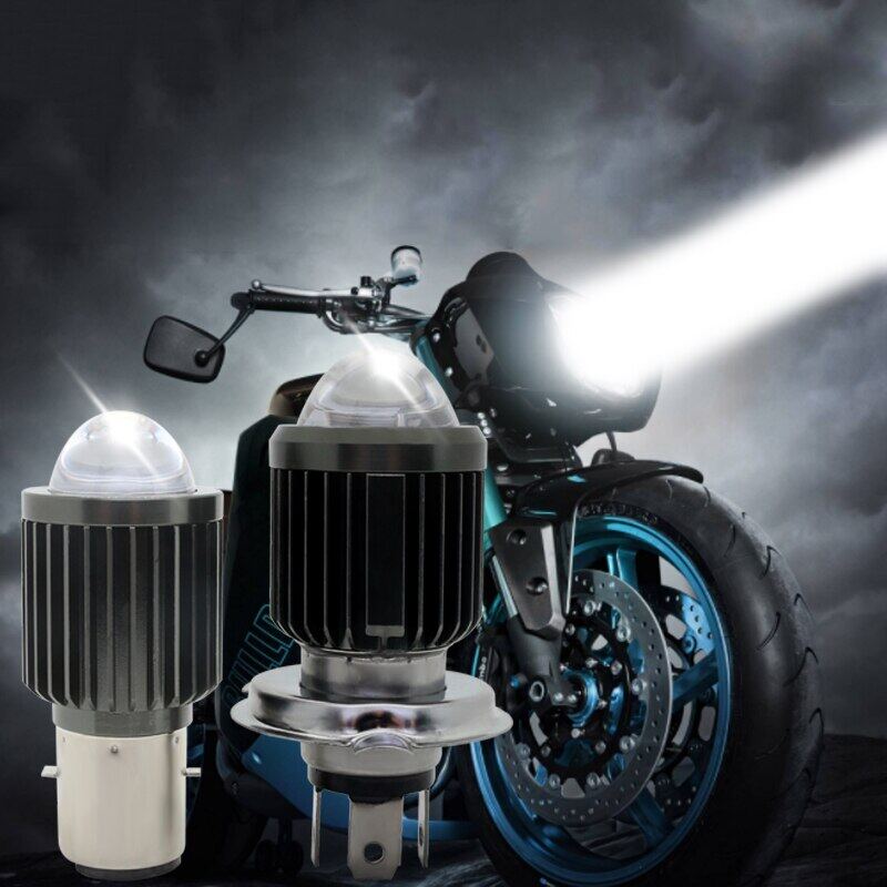 1pcs H4 LED Motorcycle Headlight Ba20d HS1 H6 Scooter Motorbike Headlamp  Light Bulb DRL White and yellow Double color 12/24V: Buy Online at Best  Prices in Bangladesh | Daraz.com.bd