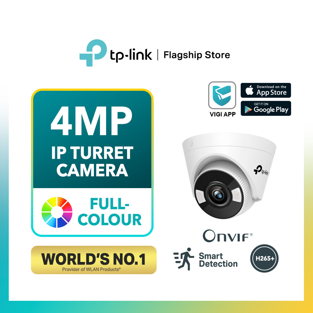 TP-Link VIGI C440 & Wireless VIGI C440-W Indoor 4MP Full-Color Wi-Fi Ultra-High Definition Turret Network Camera Wire Harga 239 Ringgit*Penghantaran Percuma