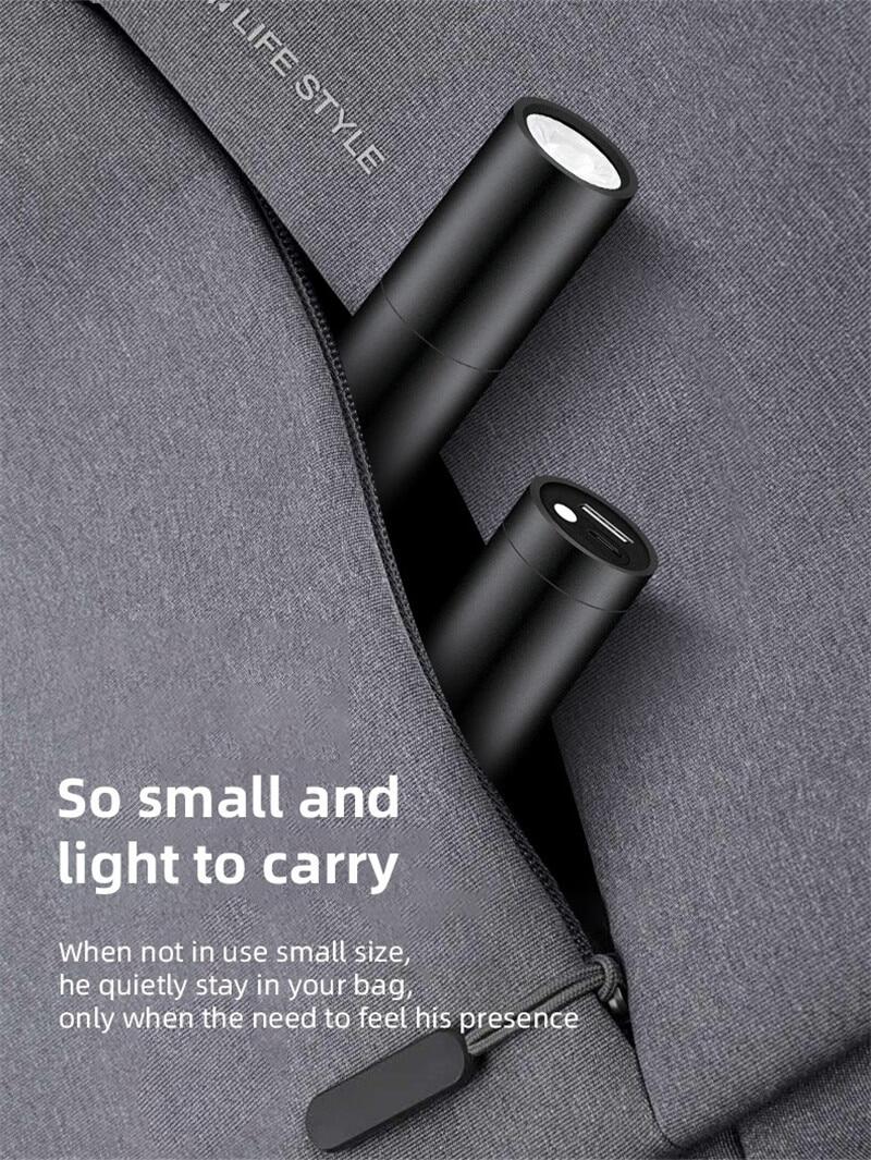 Đèn Pin Mini Supfire S11, Đèn LED Flash USB 4300MAH