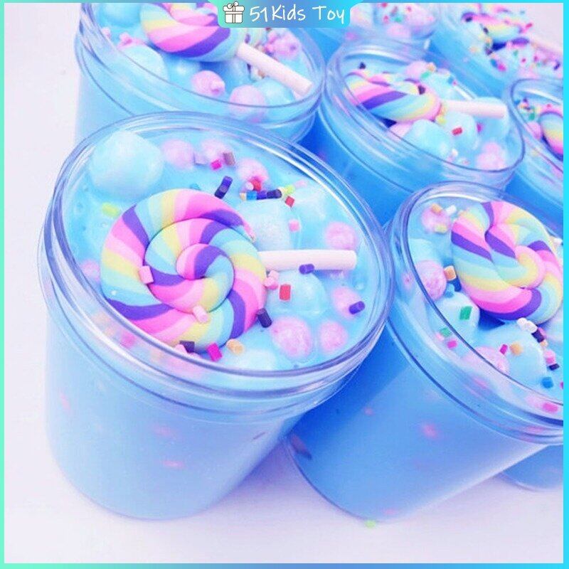 [Hàng Mới Về] 60/120Ml Slime Kit Slime Cho Trẻ Em Slime Toy Pop It Fidget Toy Đồ Chơi Giảm Căng Thẳng