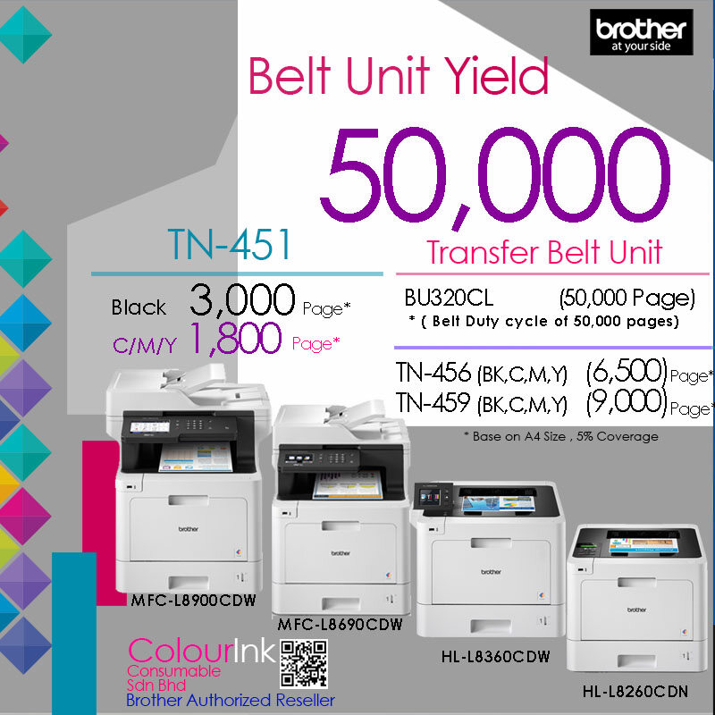 Brother Original BU320CL Transfer Belt Unit 50K for L8260CDN L8360CDW