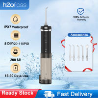 [Hàng mới đến ] Máy Tăm Nước H2ofloss HF10 5 chế độ phun Bình chứa 200ml có thể tháo rời USB loại C Chống Nước IPX7 siêu sóng âm thông minh HÀNG CHÍNH HÃNG 12 tháng
