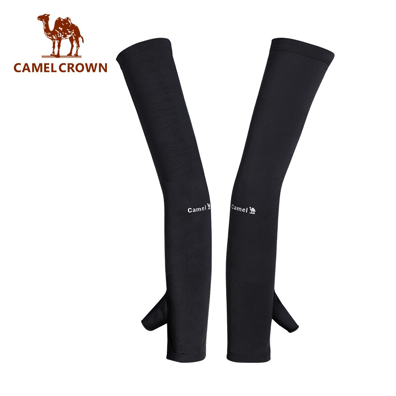CamelCrown Sunscreen Sleeves Summer UV Protection Ice Silk Breathable Driving Cycling Fishing Gloves Arm Protectors ราคา 226 บาท*ส่งฟรี