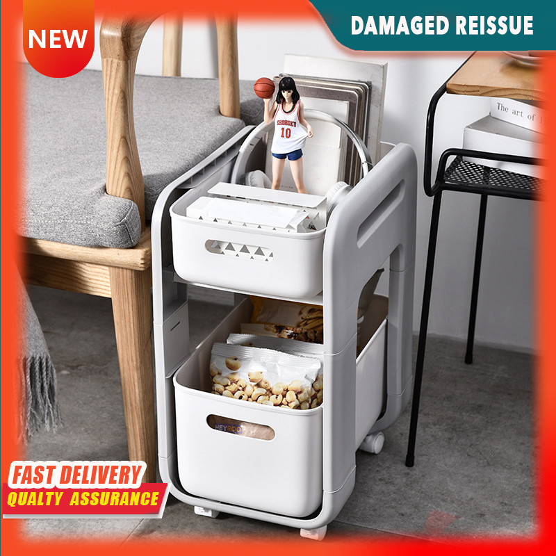 Gambar Kitchen Spice Bottle Sink Rack Cabinet Sundries Cosmetics Desktop Storage Box Seasoning Bottle Storage Basket Finishing