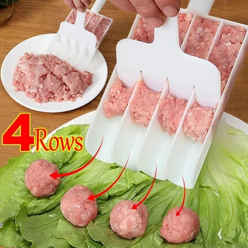 4 hàng máy làm thịt viên đặt vòng cá beaf bóng cơm nắm làm khuôn trong nhà tự làm dụng cụ nấu ăn dụng cụ nhà bếp