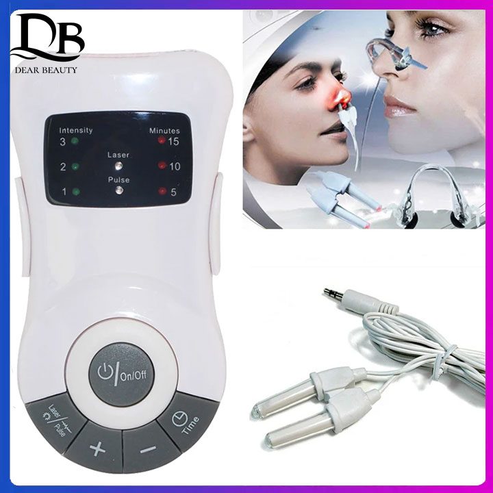 Dearbeauty Laser Nose Rhinitis Sinusitis Allergy Reliever Hay Fever Treatment Electric Therapy Massage Unit Machine Health Monitor ราคา 490 บาท*ส่งฟรี