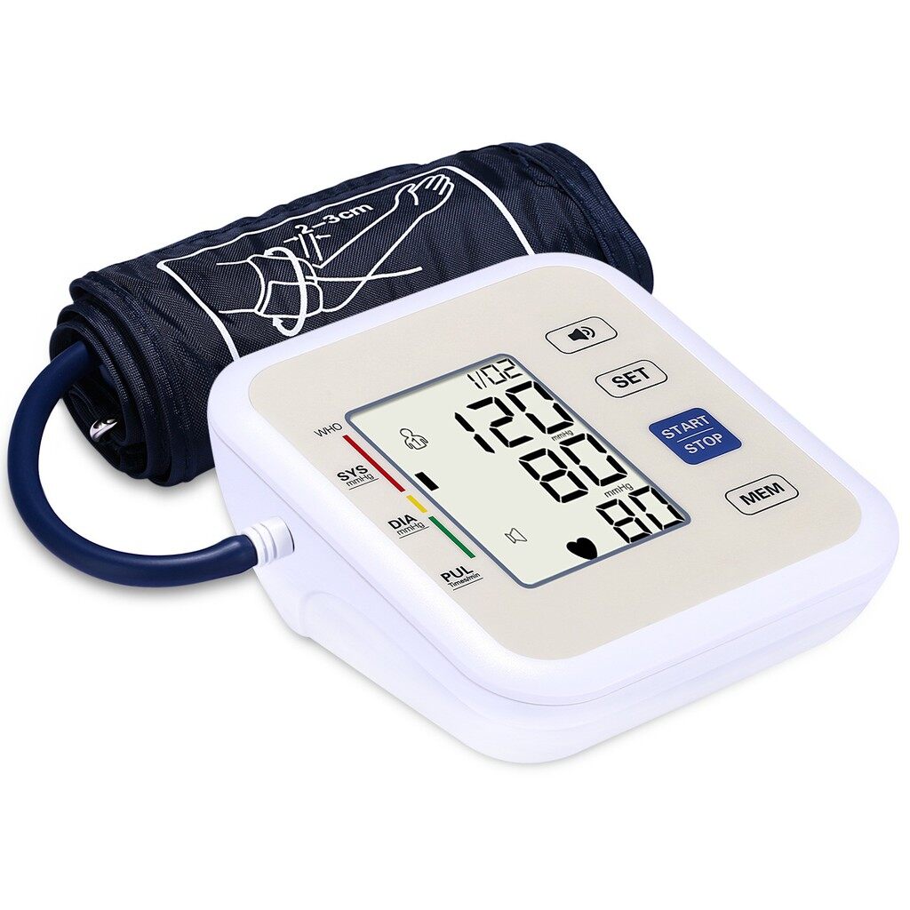Ready Stock 2 In 1 Blood Pressure Monitor Heart Rate Pulse Arm Tracker Tekanan Darah Tinggi English Voice Prompt G200807 Lazada