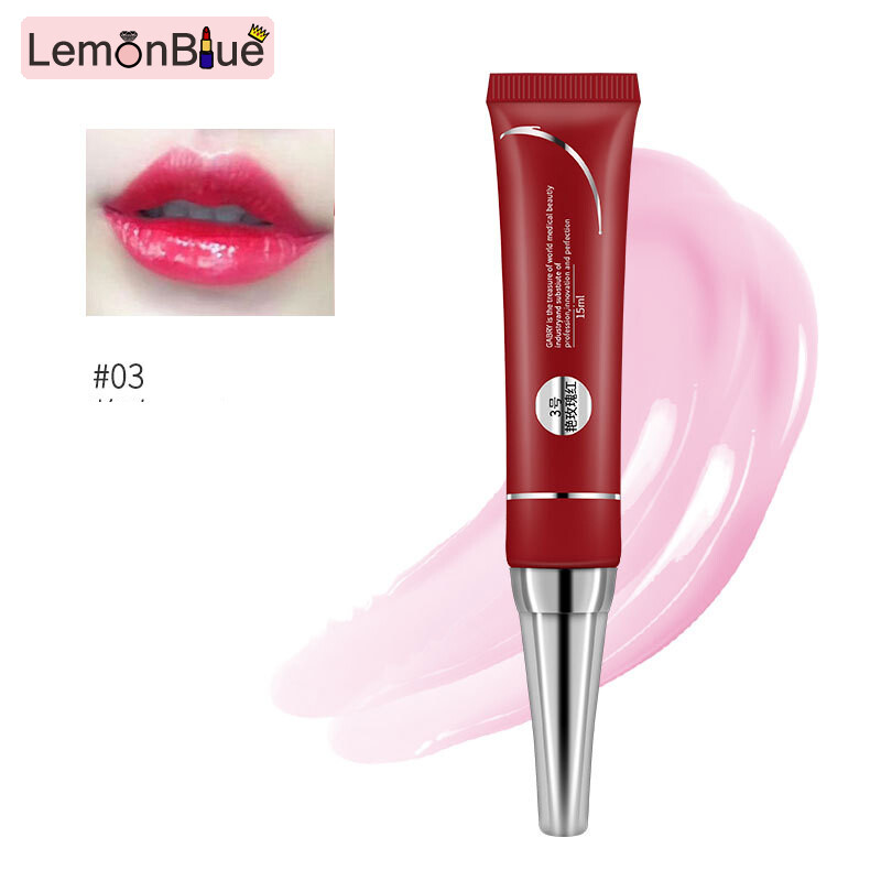 Gambar LemonBlue Lip Tattoo Fixing Essence Long Lasting Moisturizing Lip Gloss for Women Girls Long Lasting Moisturizing Professional Lip Care Supplies Easy to Use Great Gifts Women Girls Lip Tattoo Fixing Essence Lip Gloss