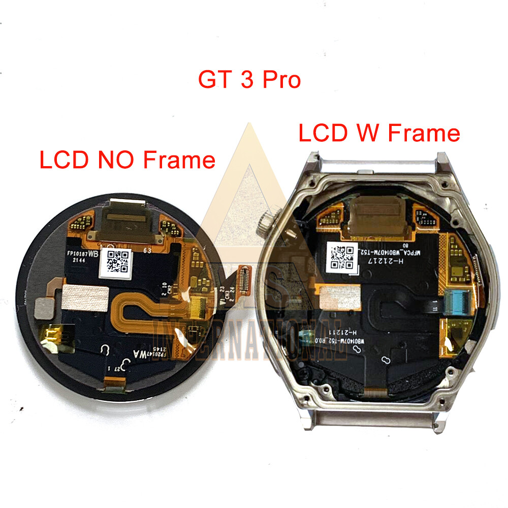Ban đầu cho đồng hồ huawei gt 3 pro màn hình màn hình lcd + khung bộ số hóa màn hình cảm ứng cho đồng hồ huawei gt 3pro lcd odn-b19 46 mét