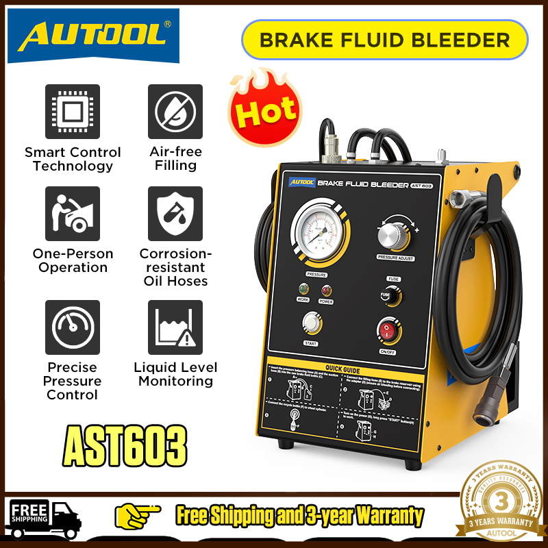 AUTOOL AST603 Car Brake Oil Exchanger Car Pulsating Brake Oil Changer Pulse Vacuum Transfer Pump Clean The Pipeline 220V 110V Car Brake Fast Extractor For Vehicles Giá 50,416,000 Đồng*Miễn phí vận chuyển