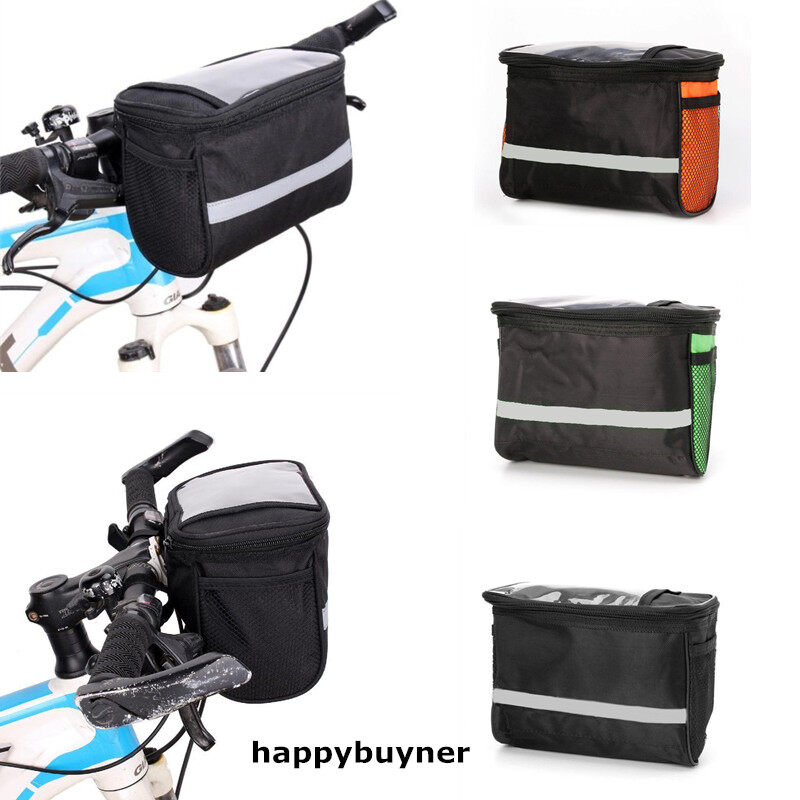 Xe Đạp Xe Đạp Giỏ Trước Gọng Trên Túi Treo Tay Lái Pannier Pouch Ngoài Trời